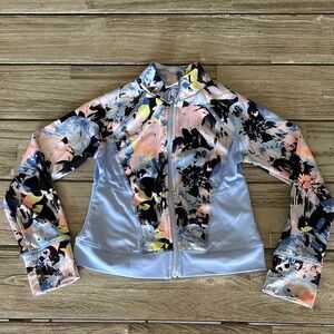 Gymboree Multicolor Floral Bomber Jacket